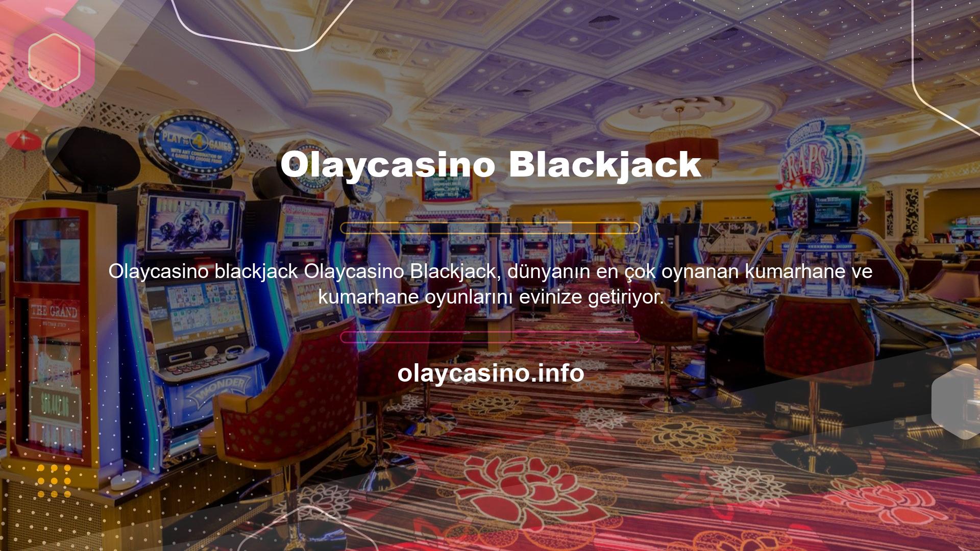Blackjack, en köklü ve otantik kumarhanelerde oynanan en popüler kart oyunlarından biridir